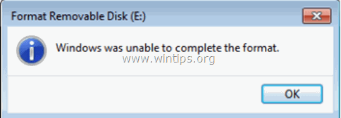 FIX Windows no pudo completar el formato - El disco está protegido contra escritura (HDD, disco USB o tarjeta SD)