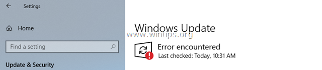 FIX: Errore 0x80240034 La versione 1803 di Windows 10 non è riuscita a scaricare o installare (risolto).