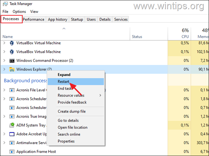 修正：资源管理器在Windows 10/11中不刷新变化。