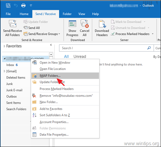 FIX: IMAP-Ordner werden nicht im Outlook-Fenster angezeigt (behoben)