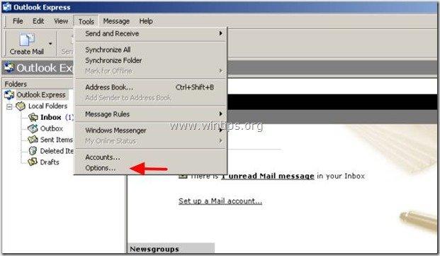 Odpravite težavo z omejitvijo 2 GB v programu Outlook Express - ne morete pošiljati ali prejemati e-pošte
