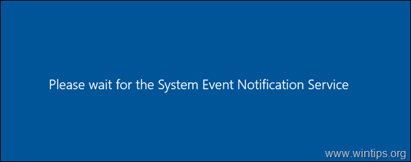 FIX: Vänta på System Notification Service när du loggar ut från RDS Server 2016/2019.