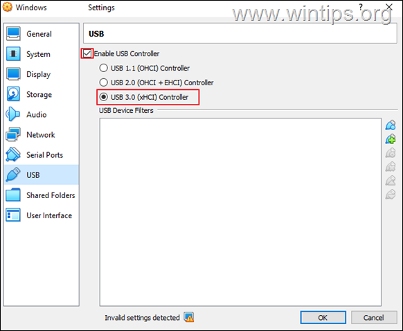 LABOJUMS: USB 3.0 disks nav atpazīts VirtualBox datorā ar Windows 7. (Atrisināts)
