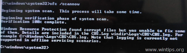 OPRAVA Ochrana zdrojov systému Windows našla poškodené súbory, ale nedokázala ich opraviť (Windows 10/8/7)