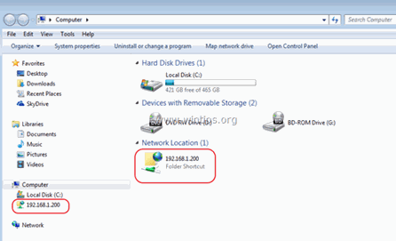 Yhteyden muodostaminen FTP-palvelimeen Windows Explorerista käsin