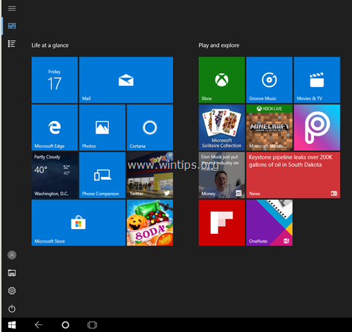 Tablet-tilan poistaminen käytöstä Windows 10:ssä ja klassisen työpöydän palauttaminen.