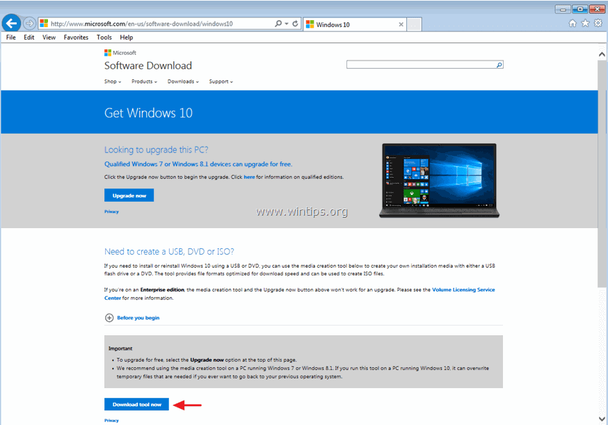 Jak pobrać Windows 10 ISO & stworzyć bootowalny nośnik instalacyjny Windows 10 DVD.