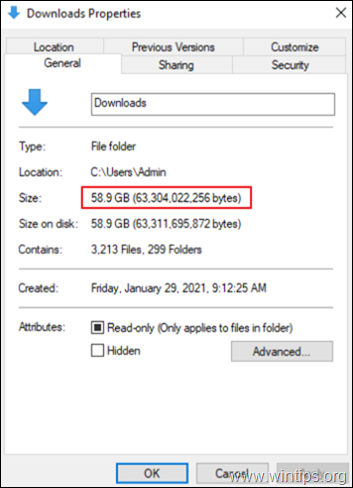 Jak snadno najít největší soubory v systému Windows 10?