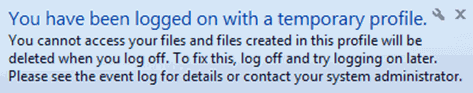 如何解决：用户配置文件服务登录失败--配置文件已损坏（已解决）。