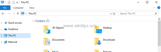 Hogyan lehet eltávolítani a OneDrive-ot az Explorer ablakból.