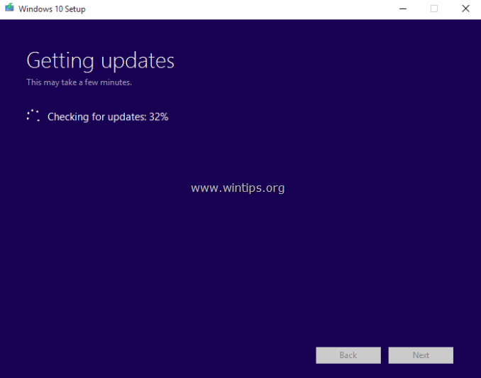 Windows 10 labošana, izmantojot atjaunināšanu uz vietas.