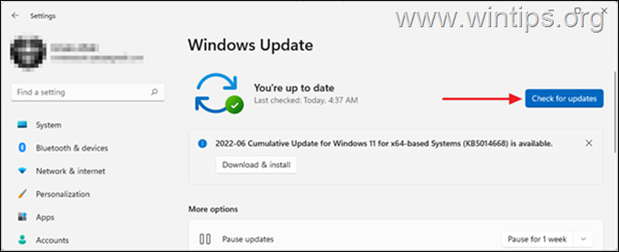 Comment exécuter Windows Update depuis l'invite de commande ou PowerShell dans Windows 10/11 et Server 2016/2019.