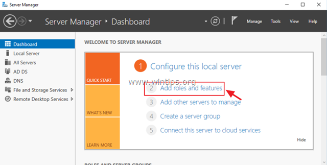 Så här konfigurerar du en VPN-server på Windows Server 2016 (PPTP).