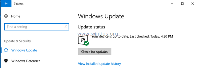 Πώς να απενεργοποιήσετε μόνιμα τις ενημερώσεις των Windows 10.