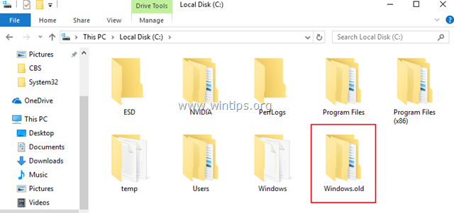 Какво представлява папката Windows.old и как да я изтриете.